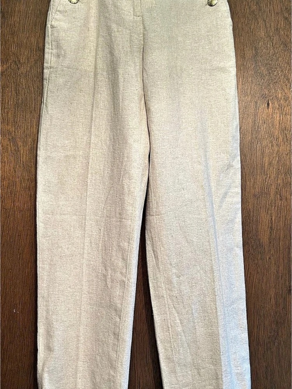 J.Crew Linen Pants in Beige Size 00